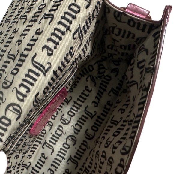 Juicy Couture Fashionista Shoulder Bag Crossbody Metalic Blush - Picture 13 of 13